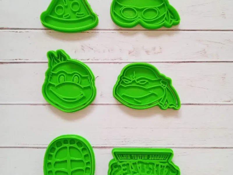 TORTUGAS NINJAS CORTANTE DE GALLETAS