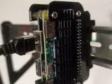 DIN Rail Mount for PI Zero Vertical, Edge-Mounted-0
