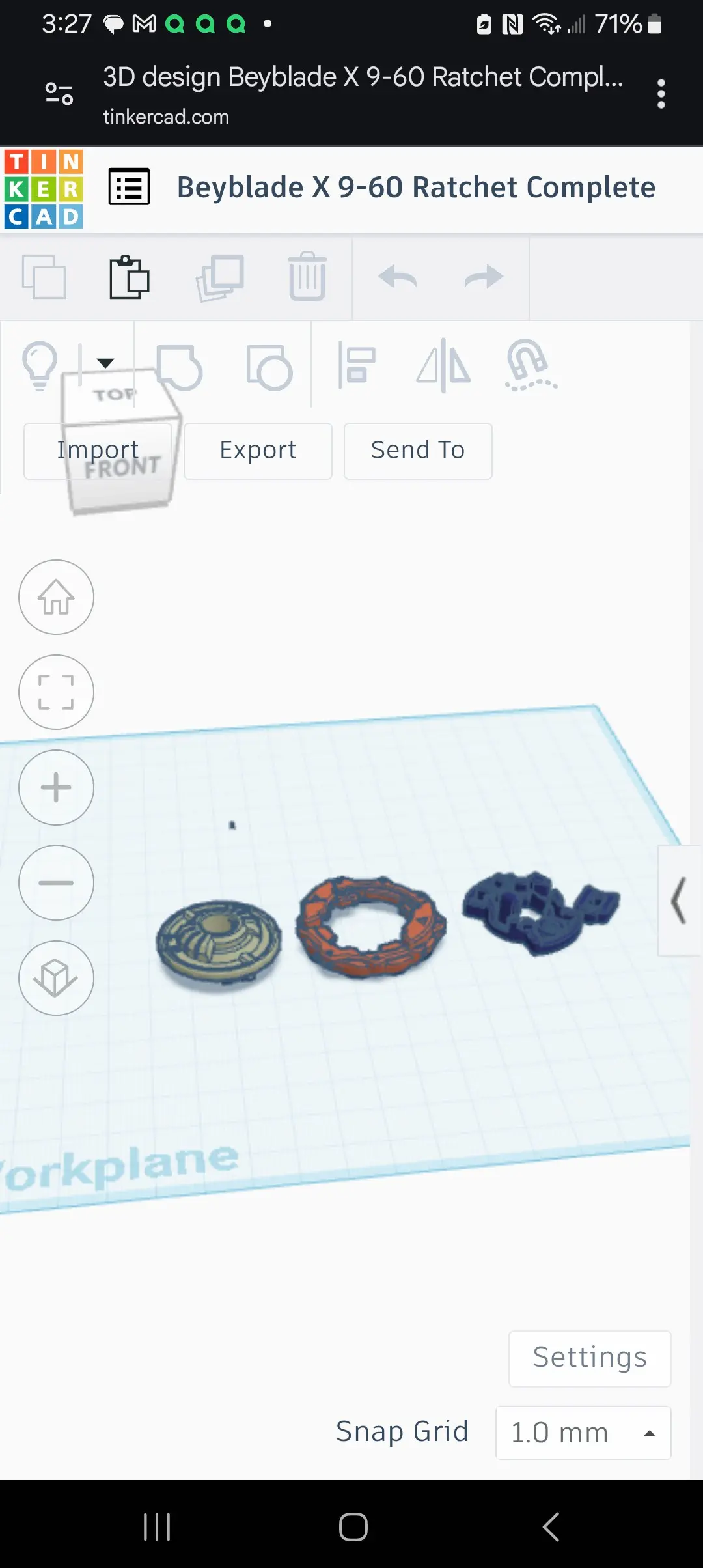 9-60 Ratchet Complete - Creality Cloud 3D Model | 3Drop