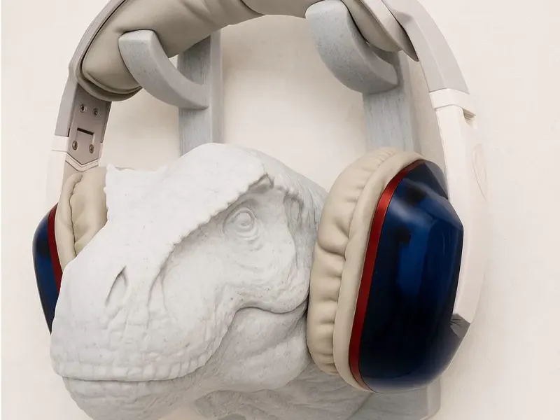T-Rex Headphone Stand – Highly Detailed Dinosaur