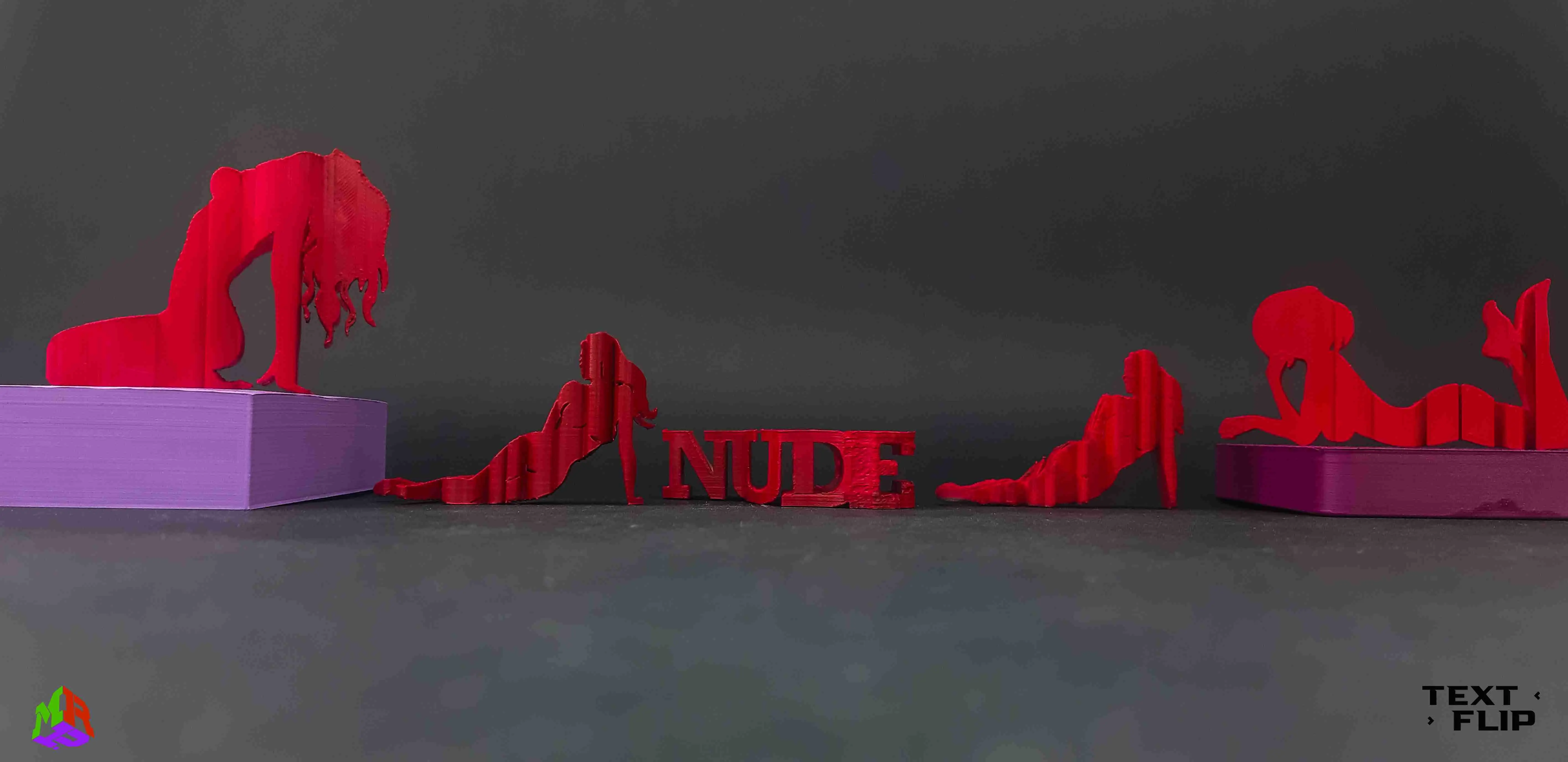 Text Flip - Naked