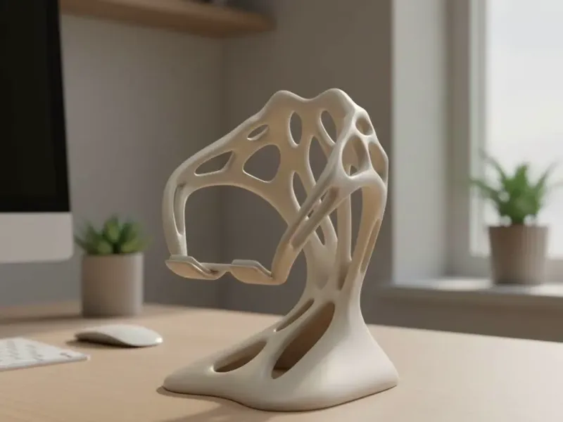 Organic Flow Smartphone Stand - 3D Printable