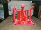 Soporte para teléfono 'Being' - Mini alienígena sosteniendo el teléfono.-8