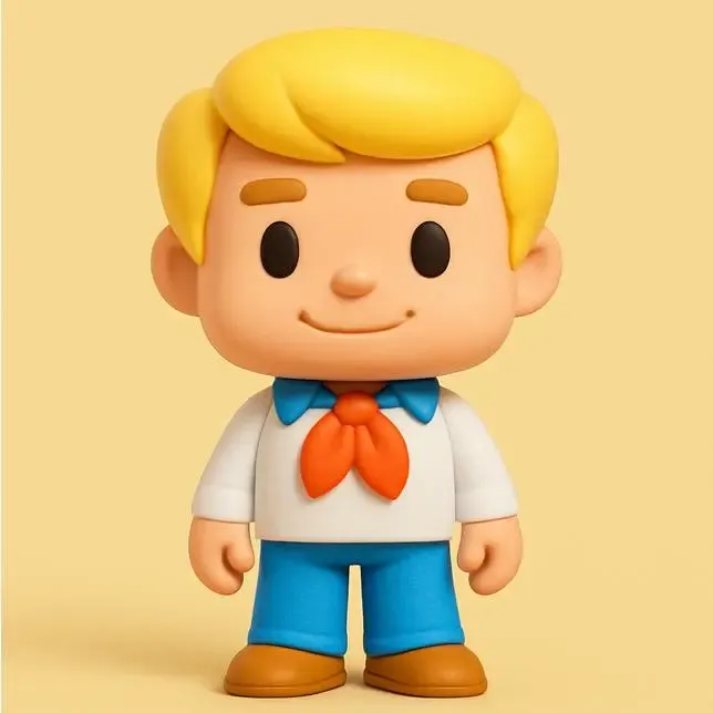 Chibi Fred Scooby Doo