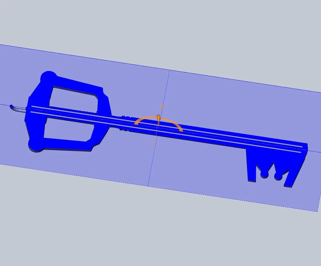 Kingdom Hearts Keyblade Printable Assembly