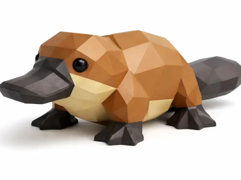 Lowpoly Platypus