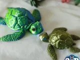 Simpatica tartaruga marina articolata, stampa in posizione, senza supporti-0