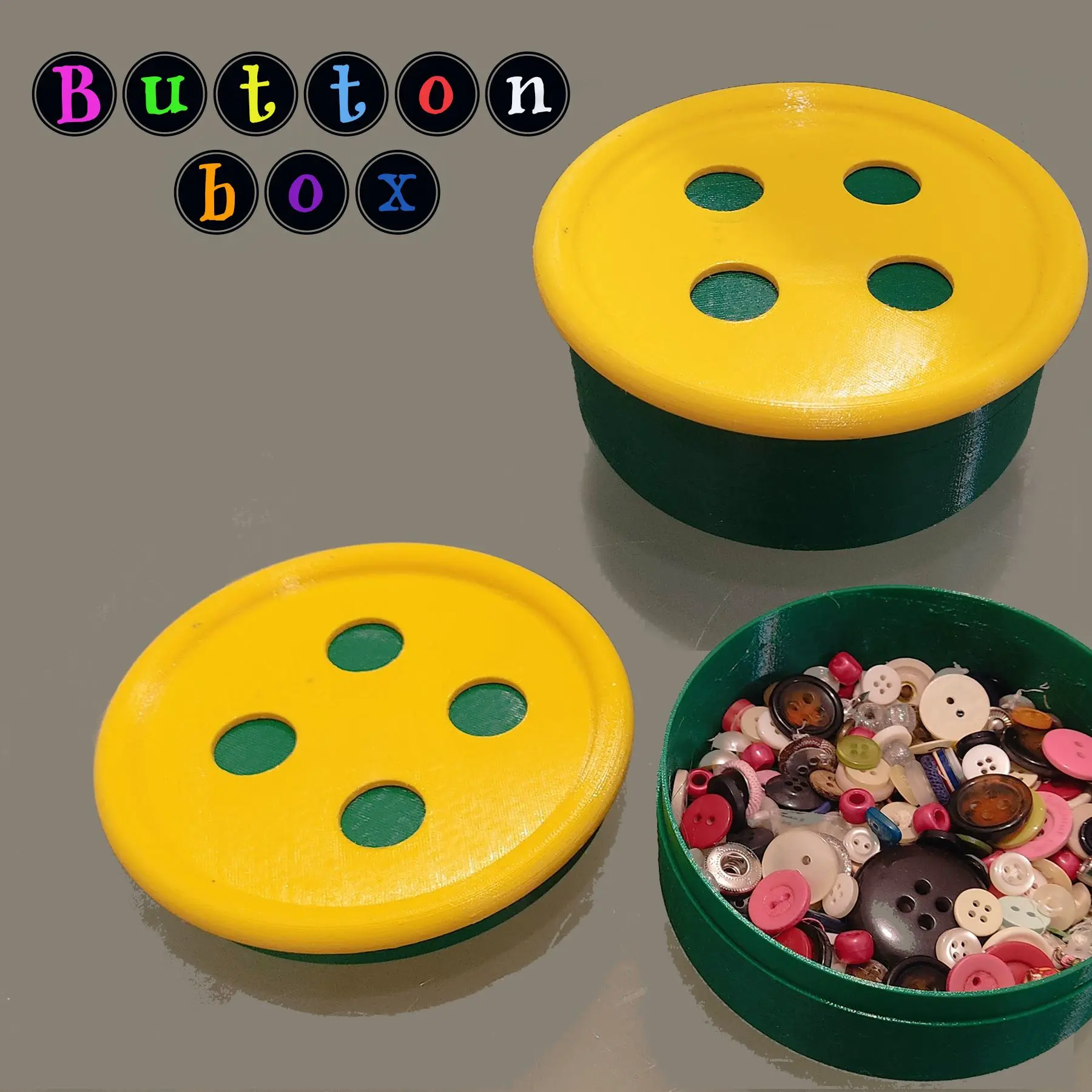 Caja de botones
