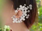 Flowers Ear Cuff-0