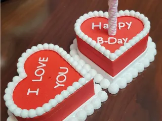 Heart Cake Box