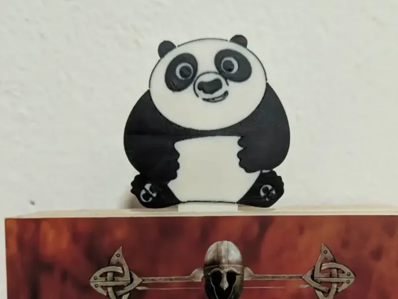 Baby Panda Po bookmark