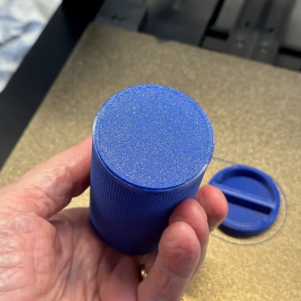 Knurled Flush Screw Lid Container - 50mm X 80mm