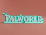 PALWORLD LOGO & KEYCHAIN - STL & 3MF MULTICOLOR-0