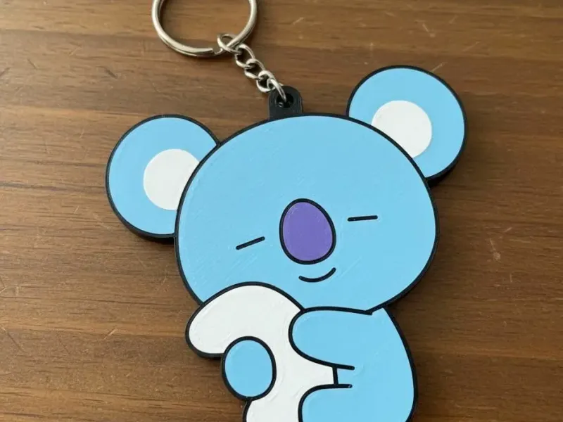 Keychain BT21 - Koya 3 - stl/3mf