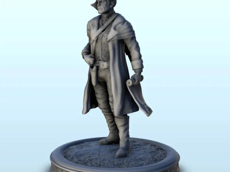 Caçador de prémios com aviso de procura (12) - mini figura do Velho Oeste
