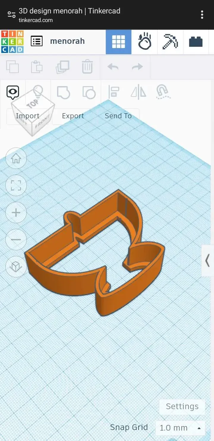 menorah cookie cutter 