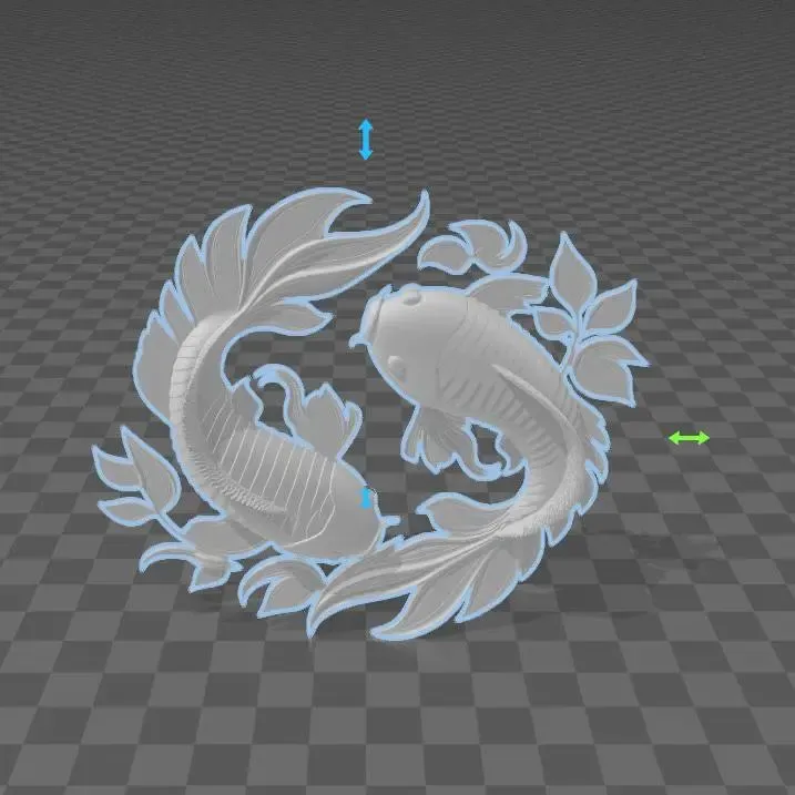 YIN YANG KOi WALL DECOR