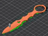 Ergonomic Karambit Knife – Finger Ring Design  3D Printable-5