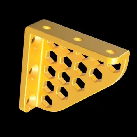 Modern hexagon bracket 50x50