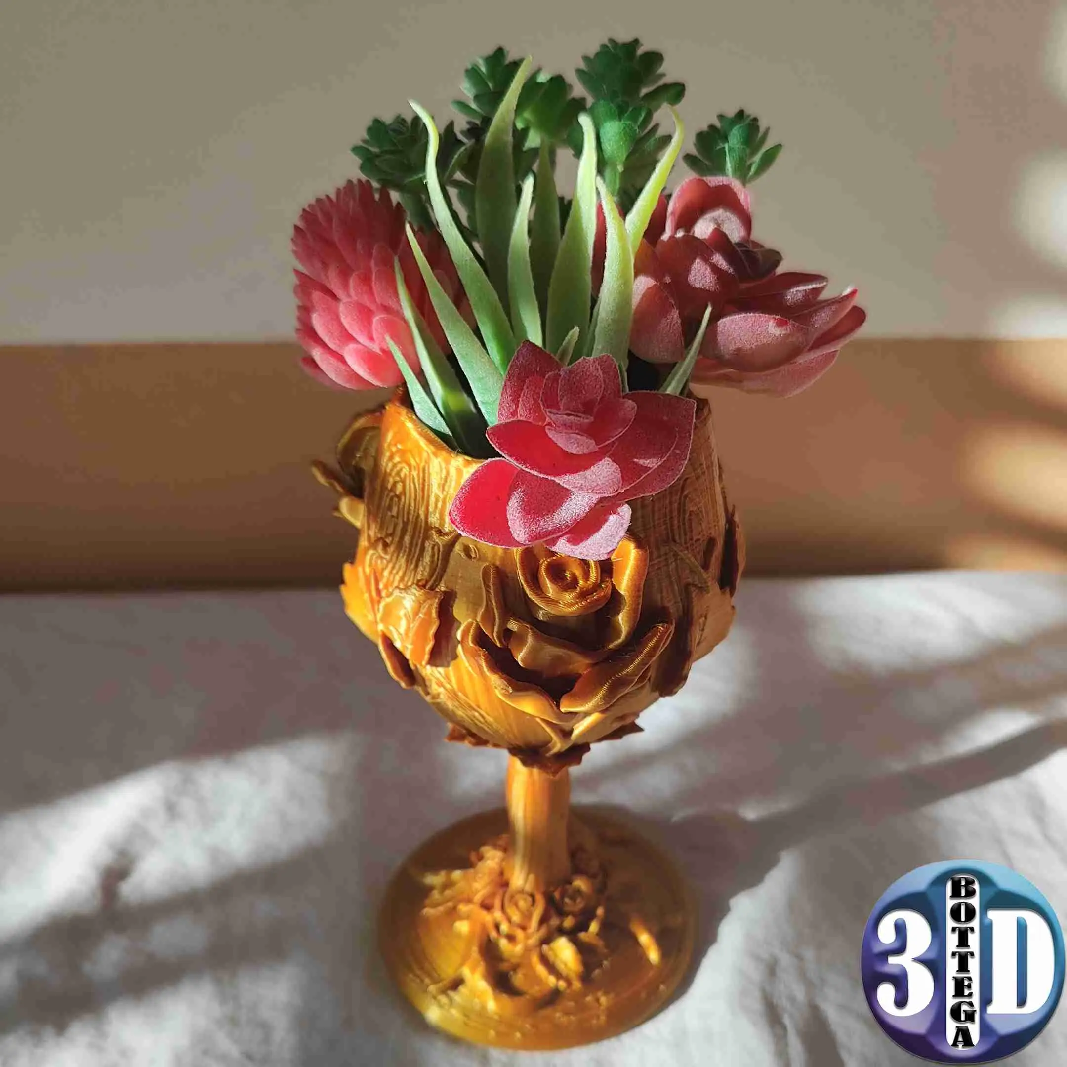 Wood Chalice, gift idea, plant pot, holder