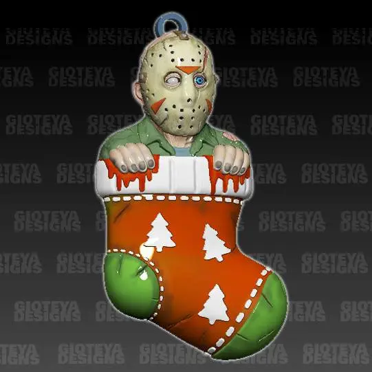 Xmas Socks Jason Voorhees