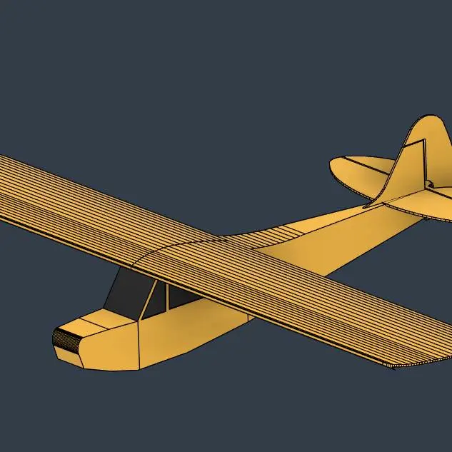 3D Printer Files | 3MF File | Small 3D printable RC plane (Cub style ...
