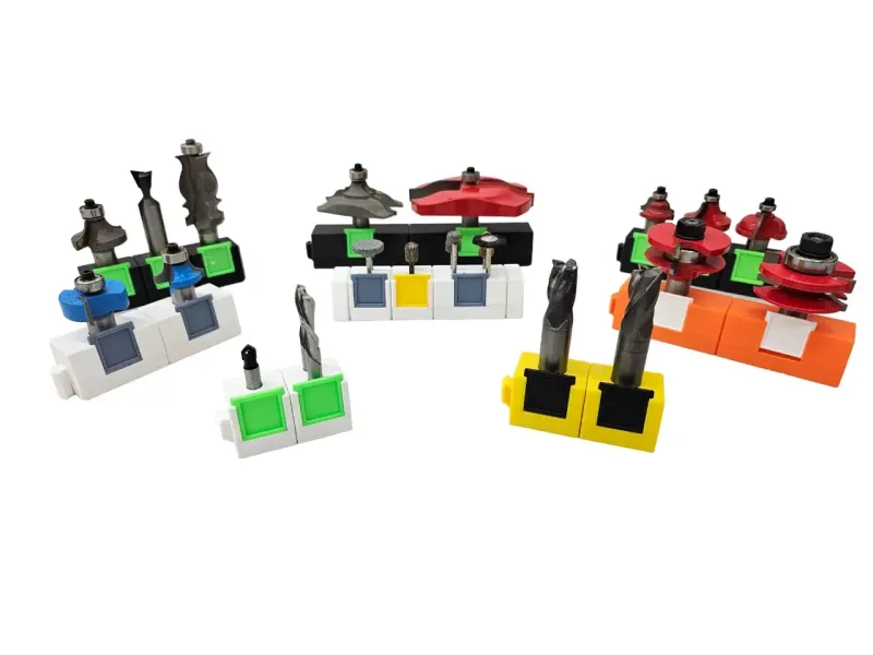 ½ Zoll Modularer Organizer für Oberfräsenbits