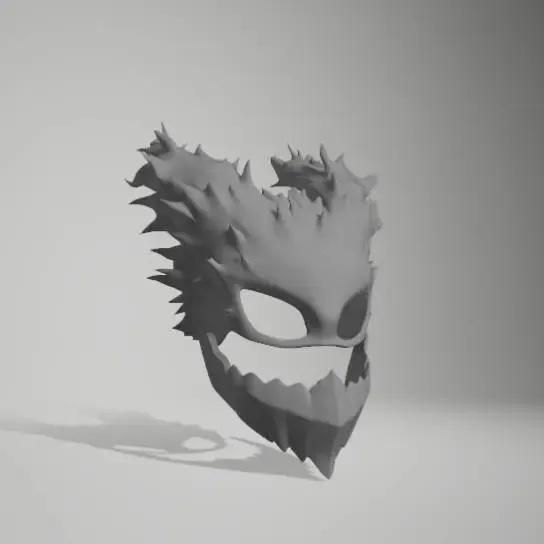 Dark Deku Helmet Mask My Hero Academia