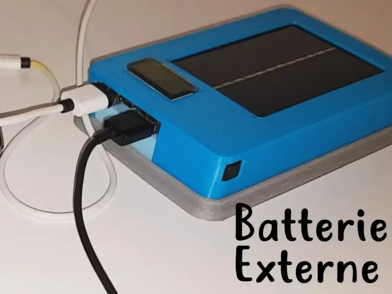 Batterie Externe Solaire.