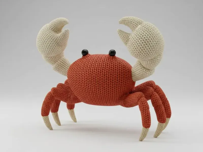 Knitted Playful Crab Pal – Noah0x03