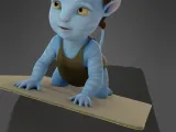 Bebé 1 Blue Alien Hunter Style Pop-3