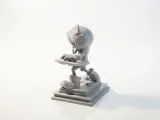 Alien DJ Figurine Fantasy Sci-Fi 3D Printable-2