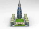 3D Design of Al Faisaliah Tower in Riyadh - تصميم ثلاثي-5