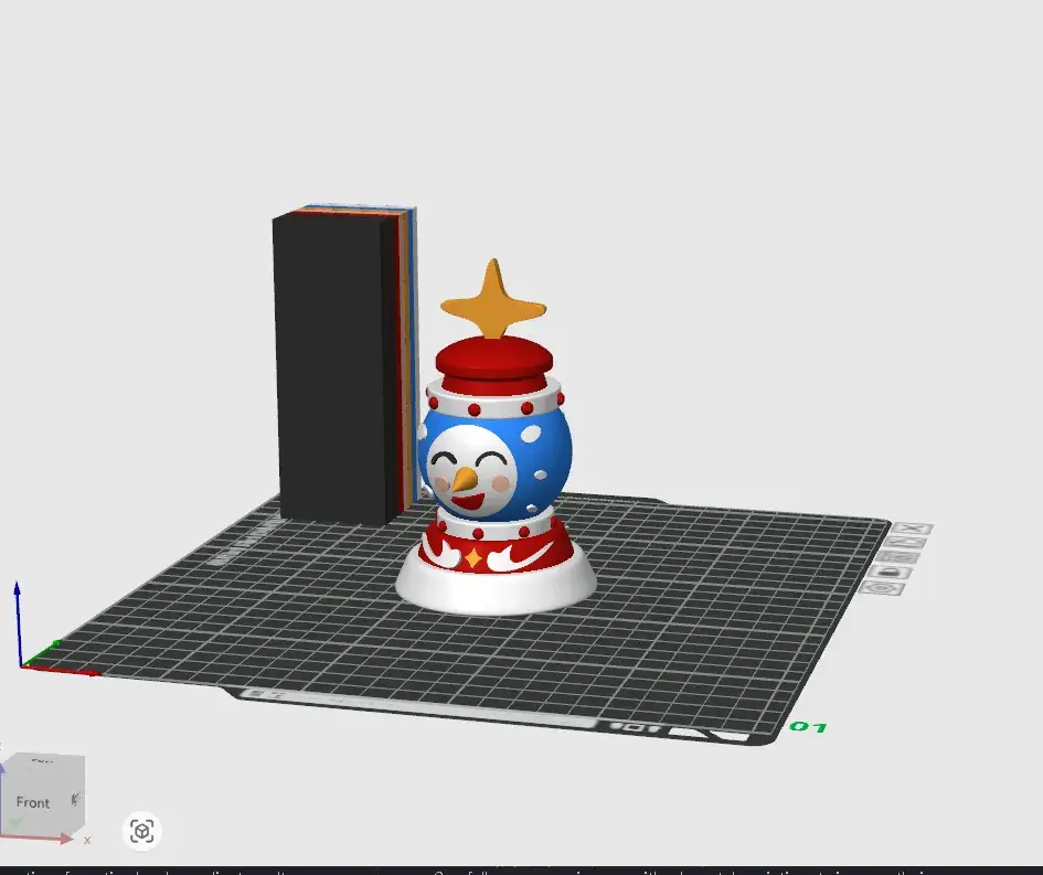 Snow Globe Adopt me Christmas 3D Model STL ,3mf Multicolor