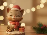 Christmas cat-0