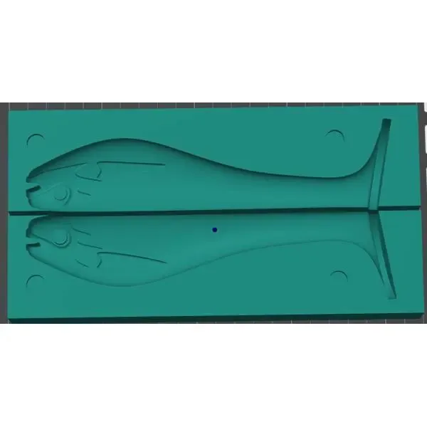 basic paddletail mold 20 cm