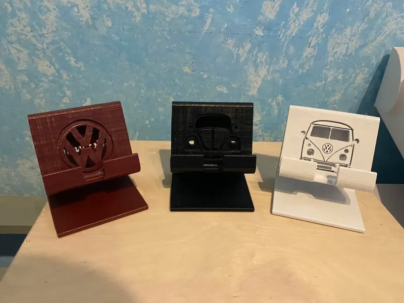 Logo VW Bus Beetle Phone Stands