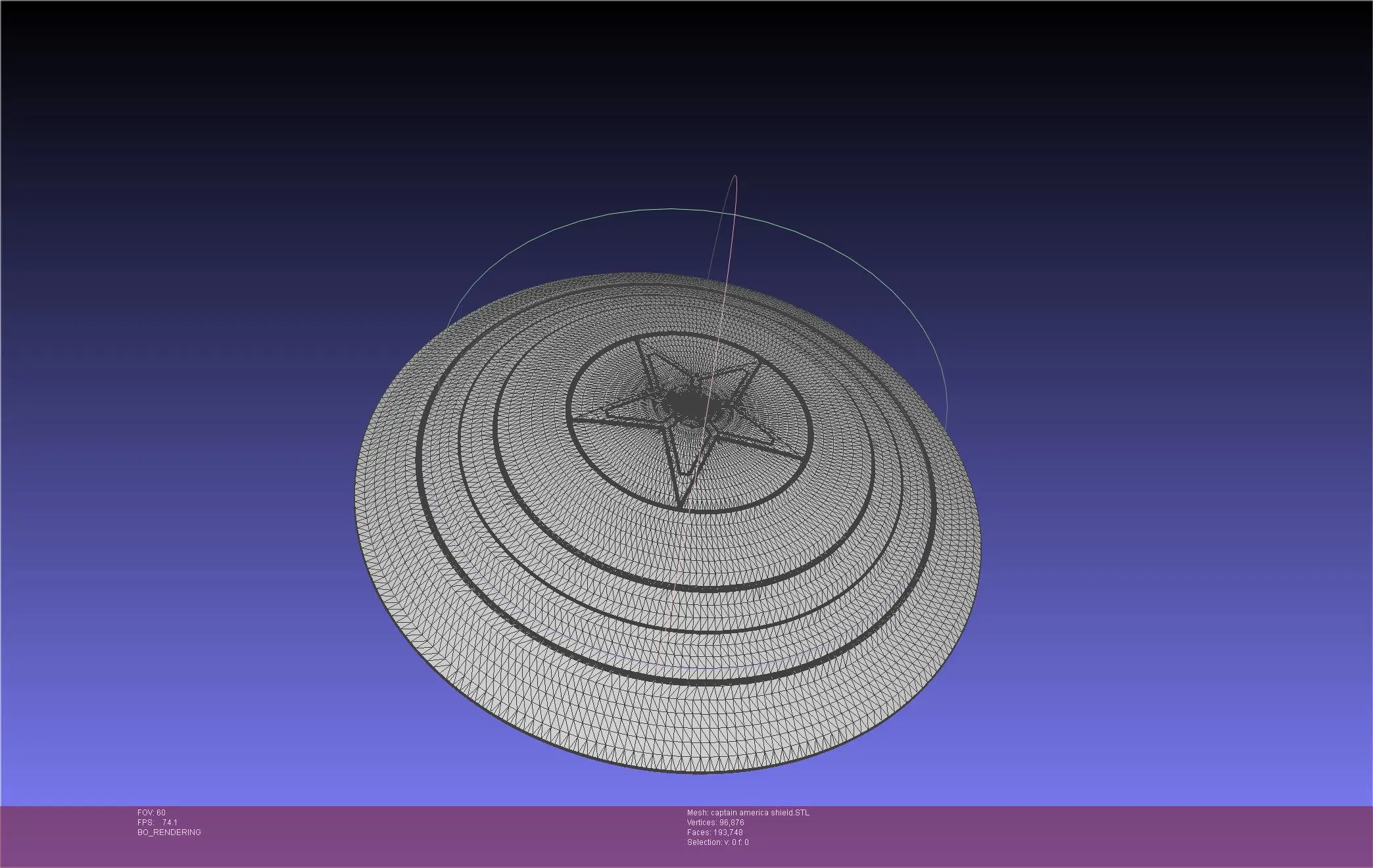 Captain America Shield Printable Assembly