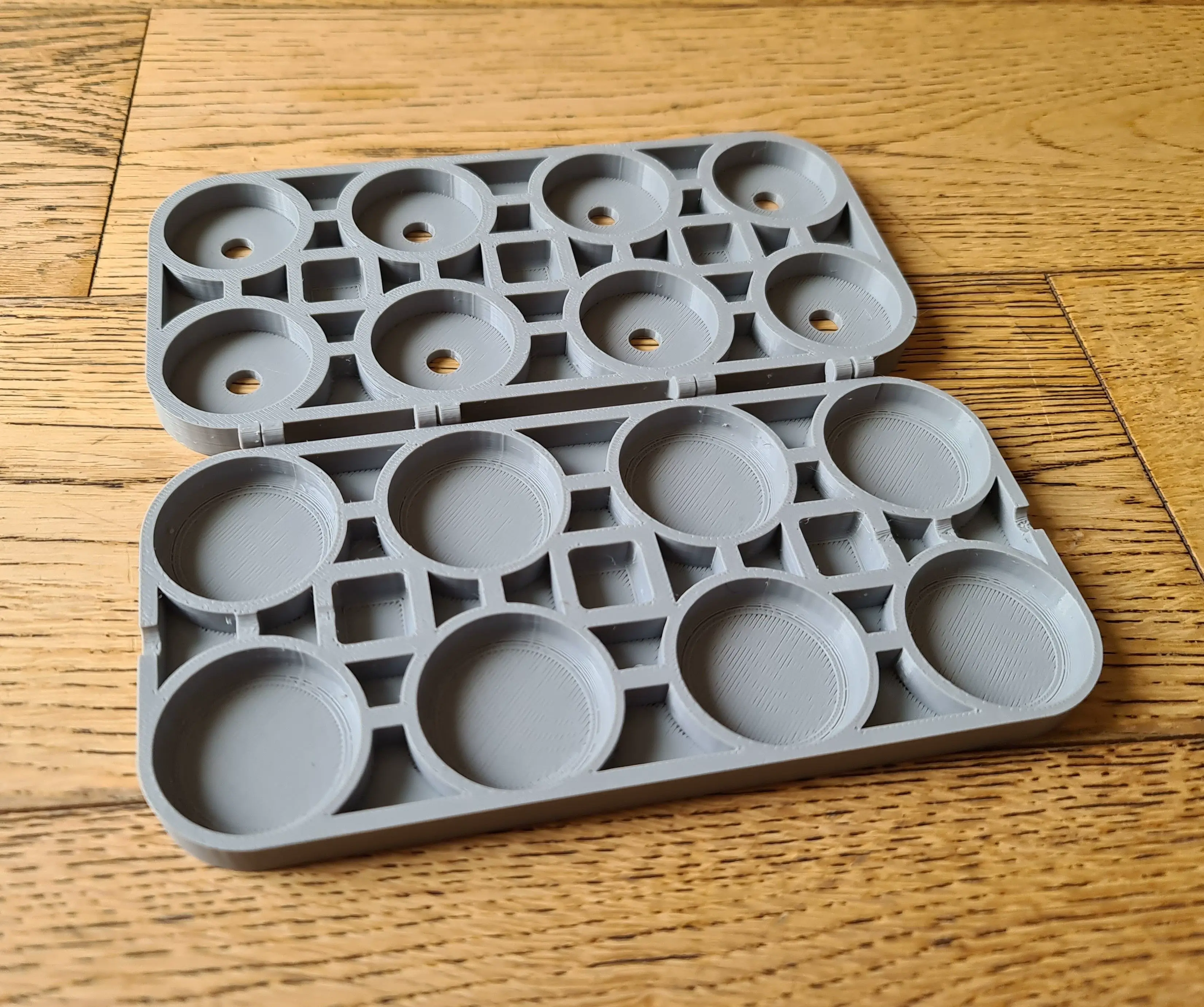 Print in Place Folding Citadel Paint Pot Holder and Mixer