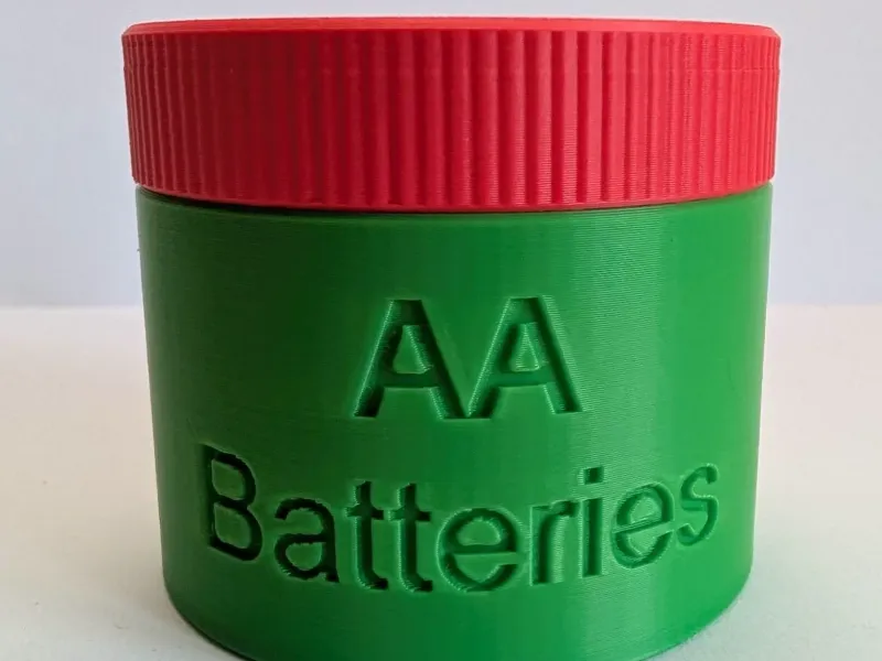Batterie Container for 8 AA Batteries