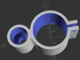 water level sensor holder on pipe for grl8-2