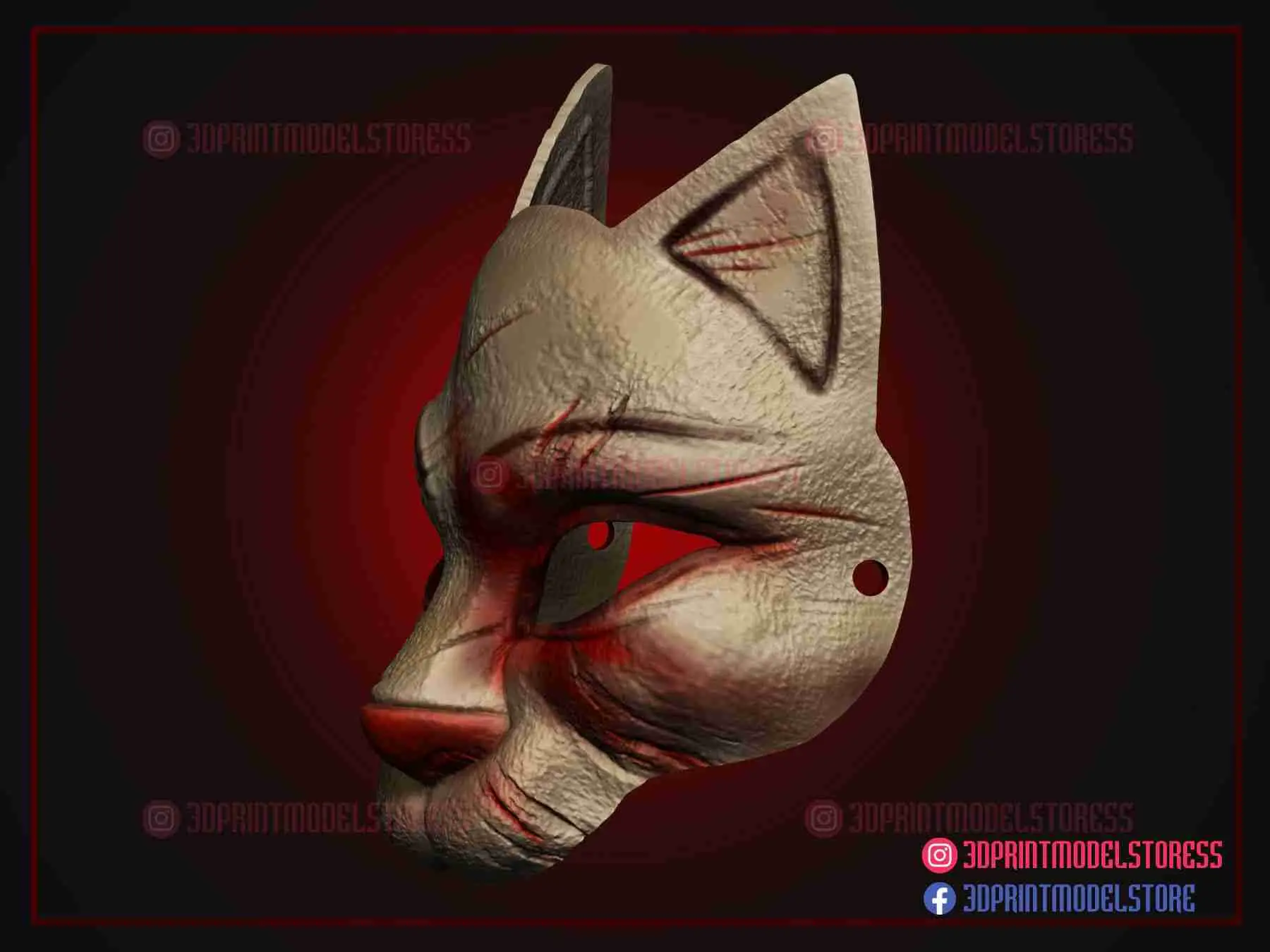 Dead by Daylight - Huntress Cat Mask - Halloween Cosplay