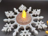 Snowflake Tealight Holder-2