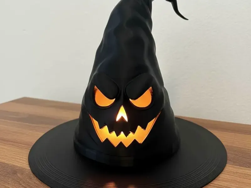 Lampe Chapeau de Sorcière Hantée