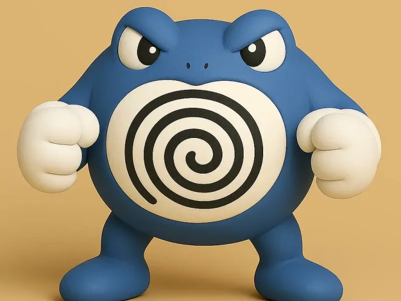 Poliwrath Pokémon Chibi