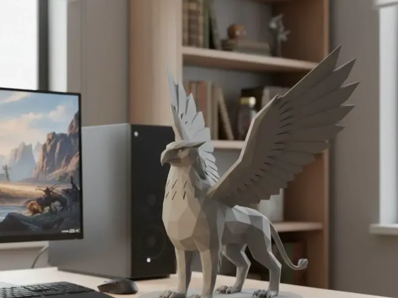 hippogriff/Hipogrifo lowpoly