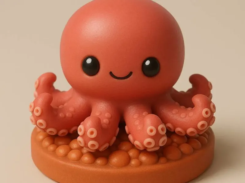 Chibi octopus - Pulpo chibi
