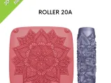 Mandala Texture Rollers for Polymer Clay, Set 20-1