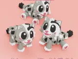 Articulated Cat STL & 3MF – Flexi Print in place animal-5