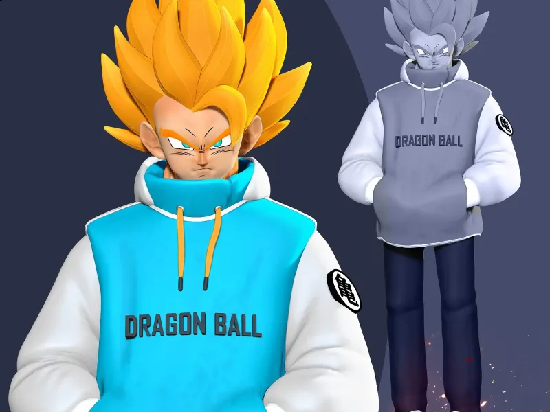 Gogeta Hoodie - Dragon Ball Super